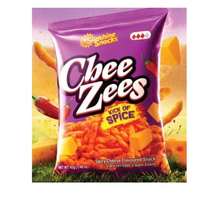 Sunshine Snacks Chee Zees Kick of Spice (42g / 1.48oz)